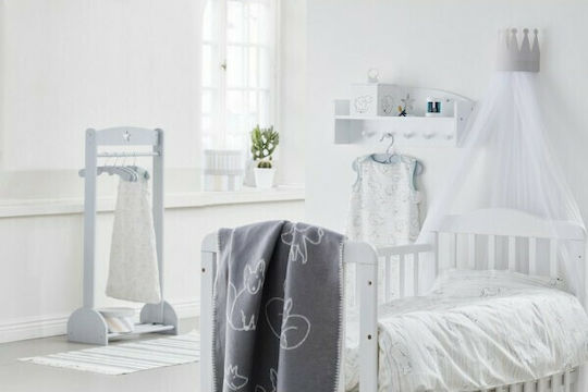 Kids Concept Καλόγερος Star από Ξύλο Λευκό
