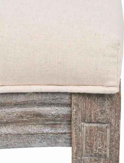 Dining Room Fabric Chair Cream 50x56x95.5cm 6pcs