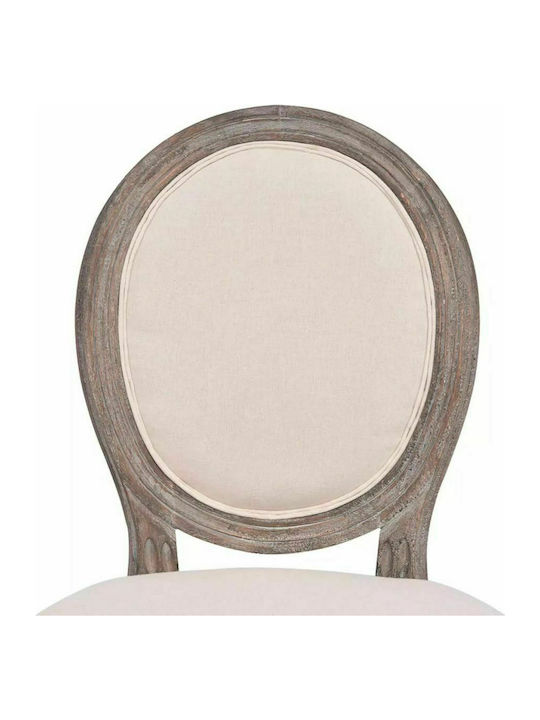 Stühle Speisesaal Cream 6Stück 50x56x95.5cm