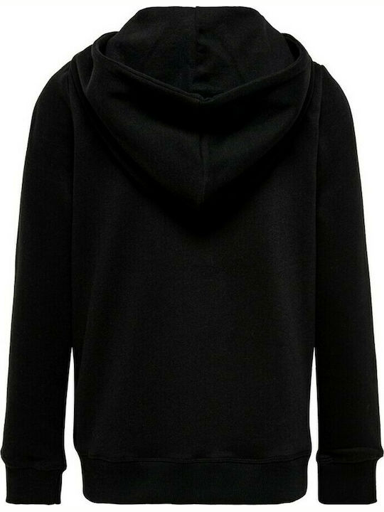 Kids Only Girls Hooded Sweatshirt with Zipper Black