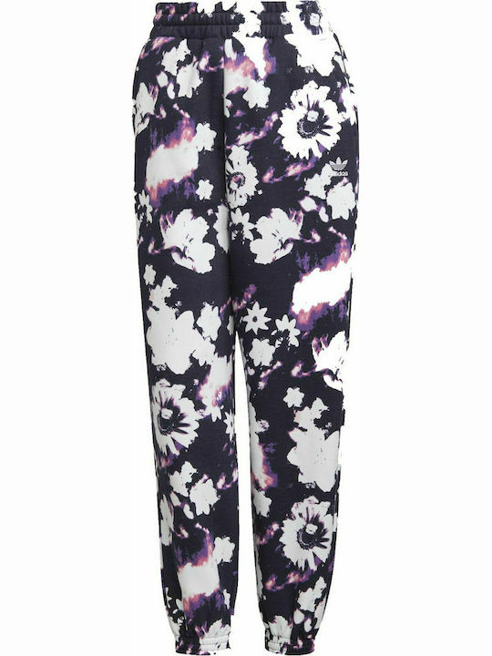 Pantaloni de trening pentru femei cu cauciuc Albastru marin