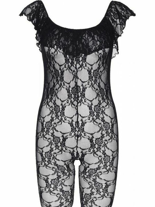 Leg Avenue Floral Lace Bodystocking Sexy Bodystocking Black