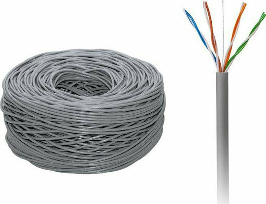 U/UTP Cat.5 Ethernet Network Cable without Terminated Connectors 305m Gray