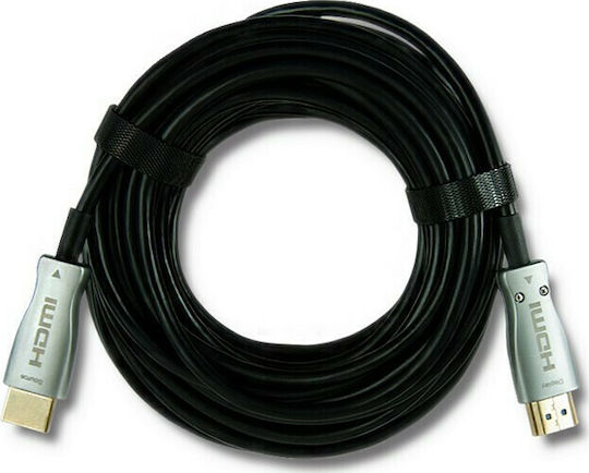 Qoltec HDMI 2.0 Кабел HDMI мъжки - HDMI мъжки 10м Черен