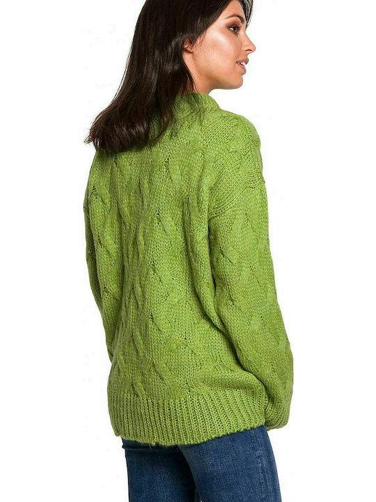 BeWear Women's Long Sleeve Sweater Green