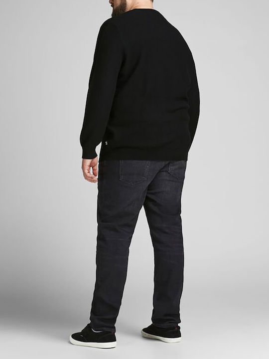 Jack & Jones Men's Long Sleeve Sweater Black