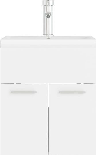vidaXL Countertop with Sink L41xW38.5xH46cm White