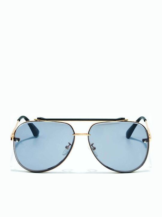 Olympus Sunglasses Adonis Unisex Γυαλιά Ηλίου με Μεταλλικό Σκελετό Gold Round 01-050