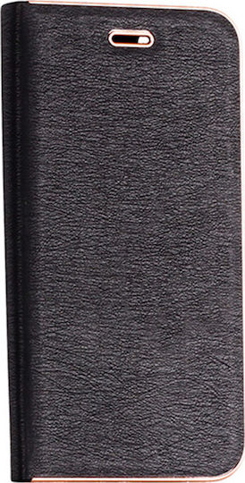 Vennus Vennus Handyhüllen Book Synthetisches Leder Schwarz (Redmi Note 9S / 9 Pro / 9 Pro Max)
