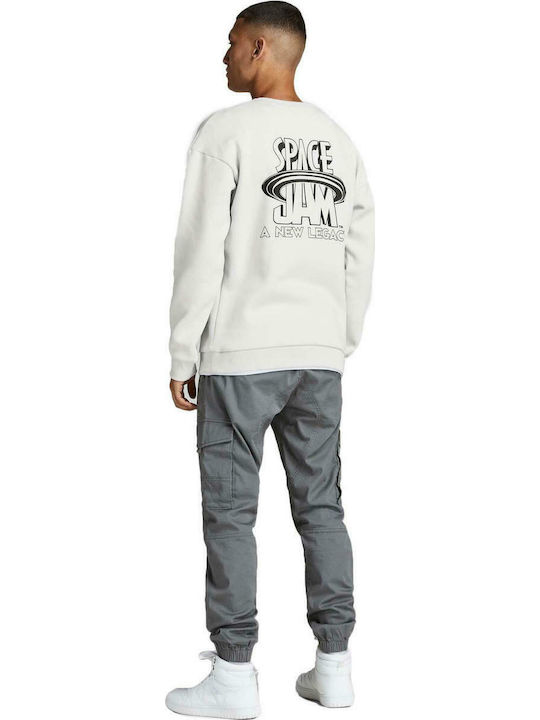 Jack & Jones Space Jam Men's Sweatshirt Glacier Gray