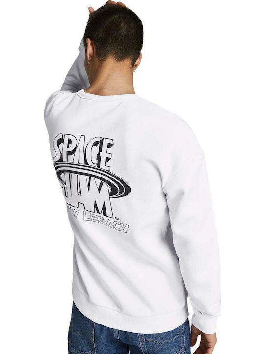 Jack & Jones Space Jam Herren Sweatshirt Weiß