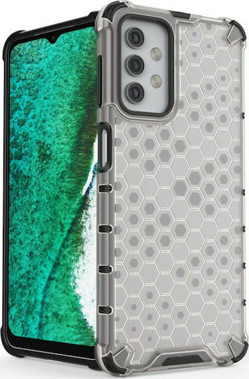 Hurtel Honeycomb Back Cover Silicone Transparent (Galaxy A32 5G)