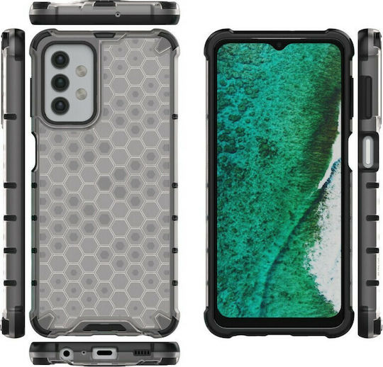 Hurtel Honeycomb Back Cover Silicone Transparent (Galaxy A32 5G)