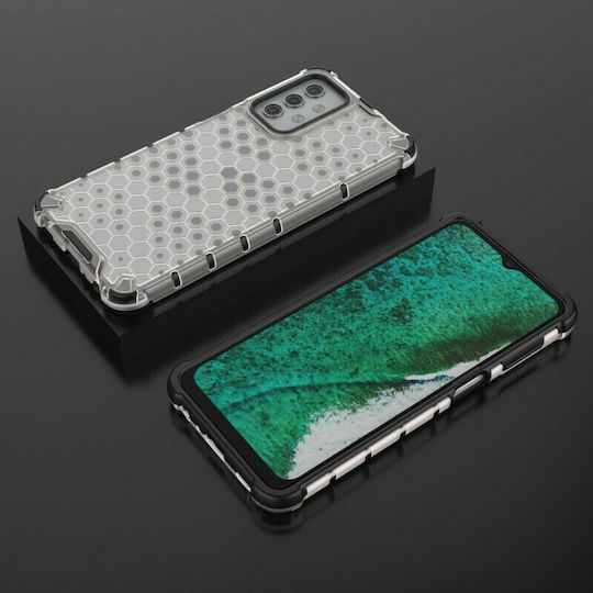 Hurtel Honeycomb Back Cover Silicone Transparent (Galaxy A32 5G)