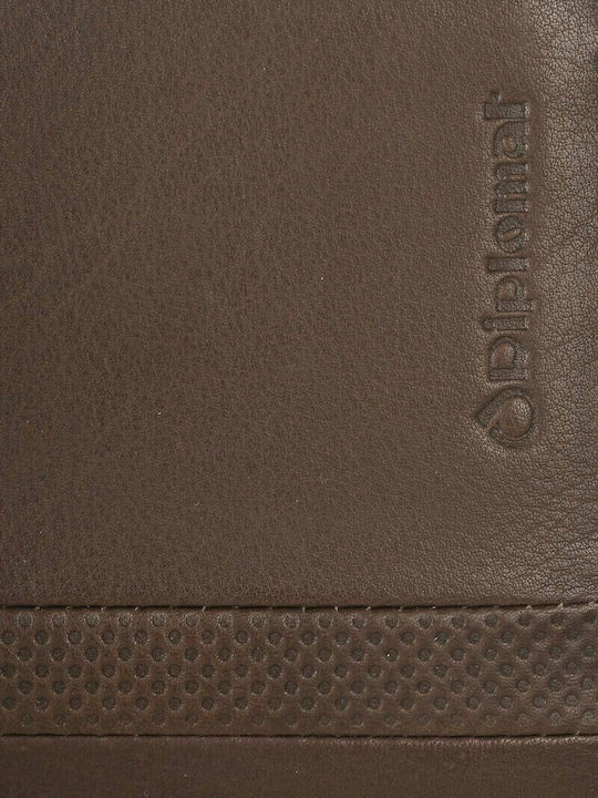 Leather Men's Wallet Classic Brown