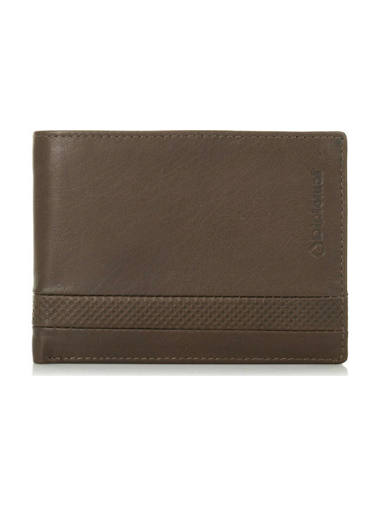 Diplomat Men's Leather Wallet Brown