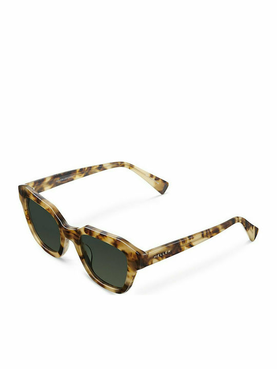 Meller Kinsasa Sonnenbrillen mit Tigris Olive Schildkröte Rahmen und Grün Linse ACB-KIN-LIGHTIGOLI