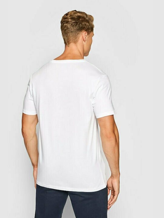 Ralph Lauren Ανδρικό T-shirt Λευκό με Λογότυπο