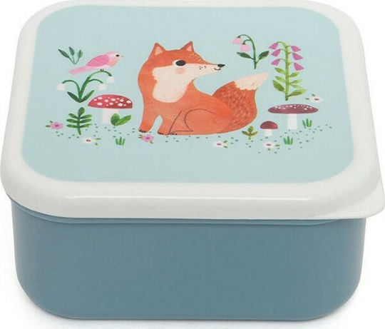 Petit Monkey Woodland Plastik Kinder Lunchset Mehrfarbig