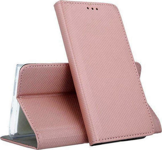 Forcell Book Synthetic Leather Rose Gold (Galaxy A12)