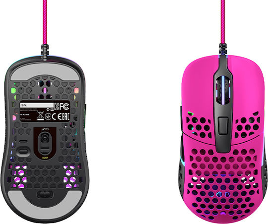 Xtrfy M42 RGB Gaming Ποντίκι 16000 DPI Pink