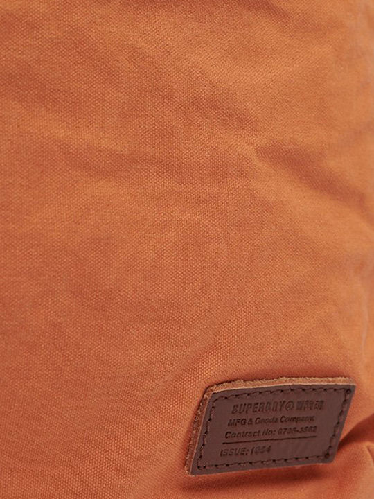 Superdry Military Tasche Schulter / Handheld für Laptop 15.6" in Orange Farbe