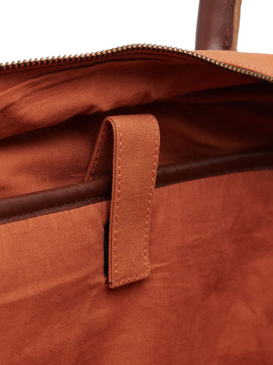 Superdry Military Tasche Schulter / Handheld für Laptop 15.6" in Orange Farbe