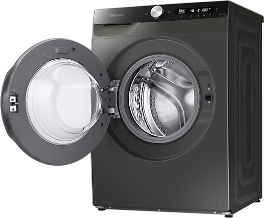 Samsung Πλυντήριο Ρούχων 9kg με Τεχνολογία Ατμού 1400 Στροφών Ecobubble Inox WW90T504DAX/S7