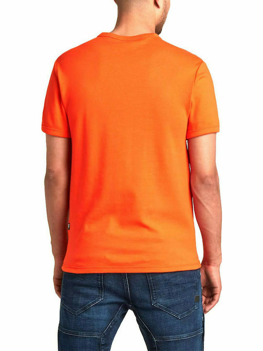 G-Star Raw Butterfly Men's Short Sleeve Blouse Polo Orange