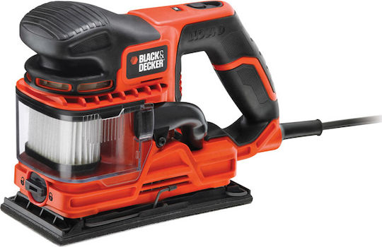 Black & Decker Electric Pulse Sander 270W with Speed Control and with Suction System