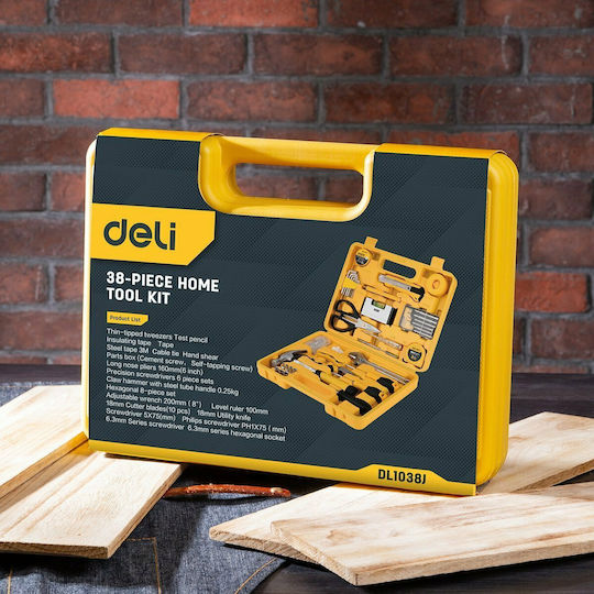 Deli Tool Case with 28 Tools