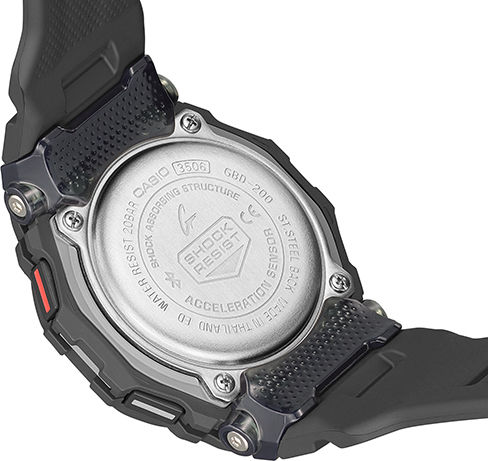 Casio G-Shock GBD-200-1 48mm Αδιάβροχο Smartwatch (Μαύρο)