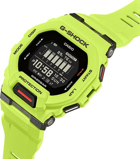 Casio G-Shock GBD-200-9 48mm Waterproof Smartwatch (Lime Green)