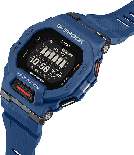Casio G-Shock GBD-200-2 48mm Wasserdicht Smartwatch (Navy Blue)