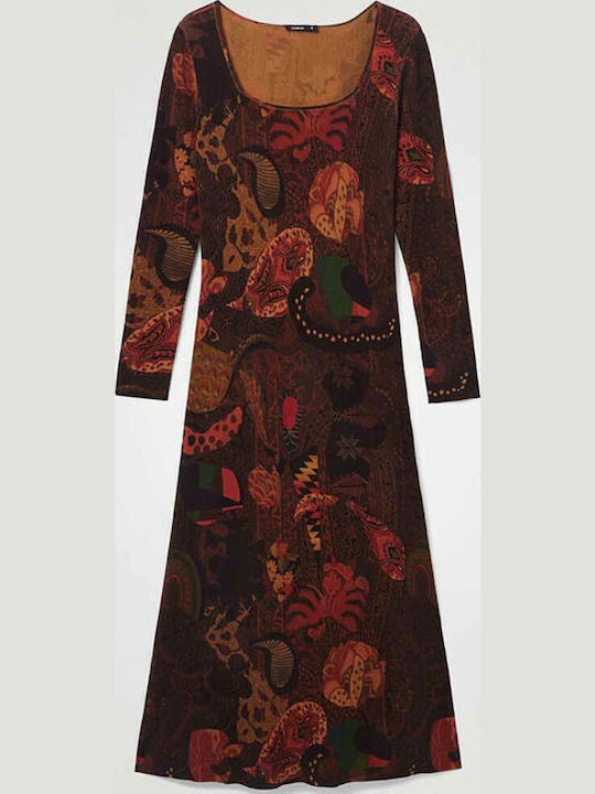 Dress Midi Φόρεμα Chocolate