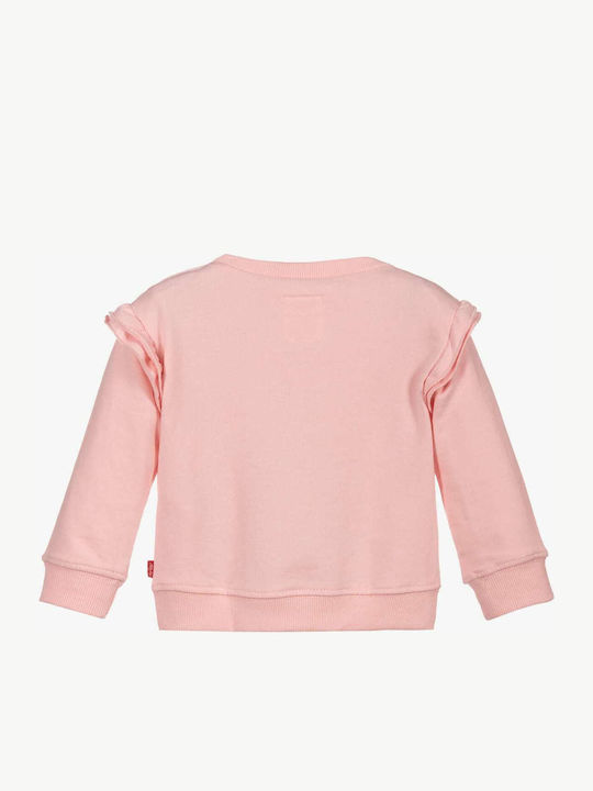 Levi's Kids Sweatshirt Pink Ruffle