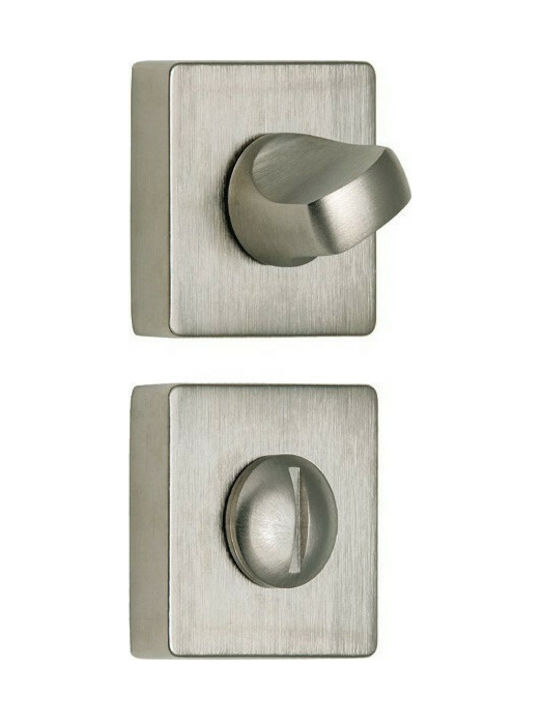 Viometale Lever Middle Door with Rosette 06.1000 Pair Nickel