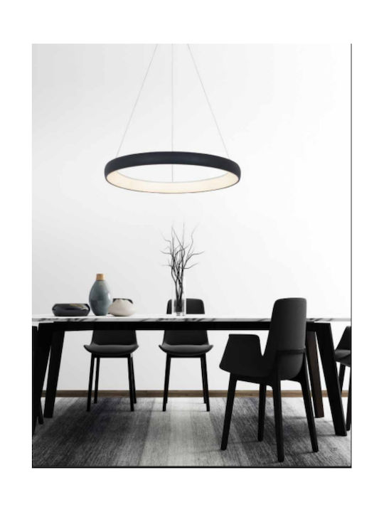 Zambelis Lights Pendant Lamp with Built-in LED Black