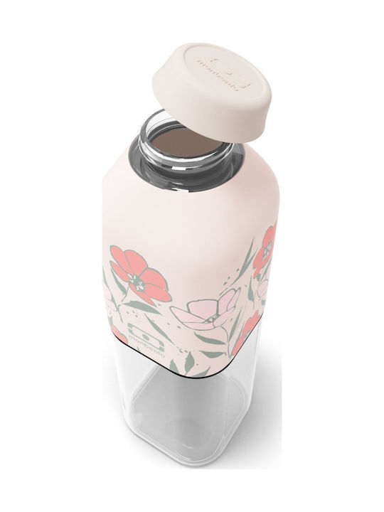 Monbento Positive M Bottiglia Grătare comerciale Plastic con tappo a vite Pink 500ml