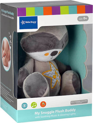 Bebe Stars Sleep Toy Αγκαλίτσας made of Fabric with Music and Light for 0++ Months