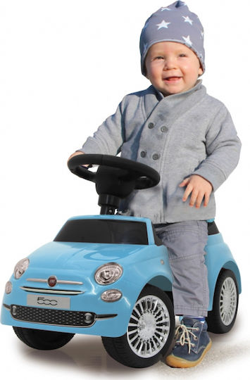 Jamara Push Fiat 500 Baby Lauflernhilfe Ride On für 12+ Monate Blau