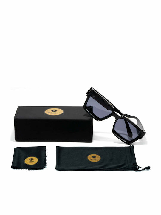 Olympus Sunglasses Cerberus Small Women's Sunglasses with Plastic Frame Full Black