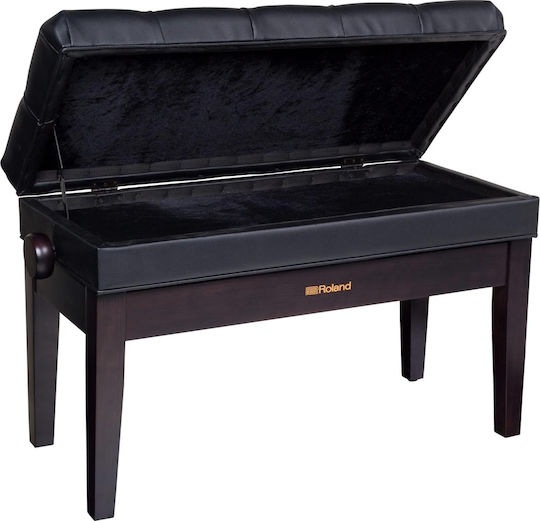 Roland Stool Piano Satin Rosewood L75xW33.5xH49-59cm