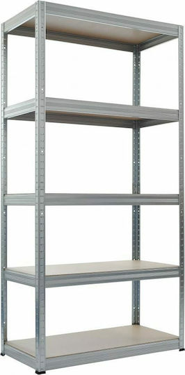 Kovona Futur Plus 1184 Dexion Shelf Galvanized 120x60x213cm With 5 Shelves Total Load Capacity 1250kg