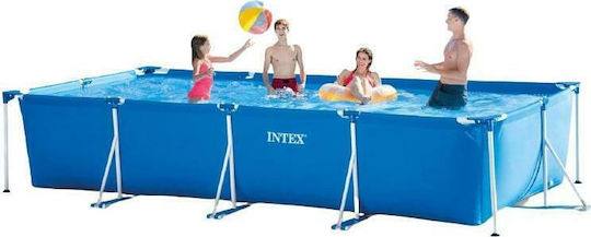 Intex Above Ground Pool PVC with Metallic Frame 450x220x84cm