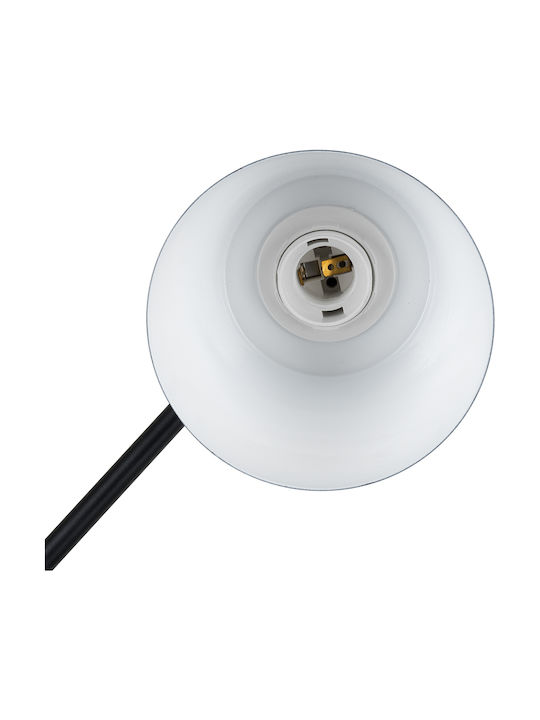 GloboStar Schreibtischlampe mit klappbarem Arm für Fassung E27 in Schwarz Farbe