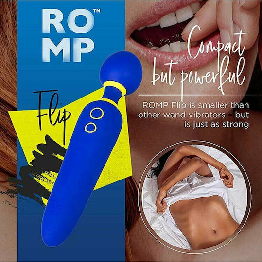 Romp Flip Wand by Romp Δονητής Μασάζ 23cm Blue