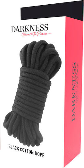Darkness Kinbaku Rope 10m Σχοινί Δεσίματος σε Μαύρο Χρώμα