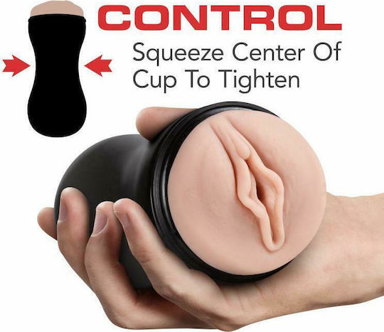 Blush M For Men Soft & Wet Pussy With Pleasure Ridges & Orbs Self Lubricating Masturbator BL-84023 1Stück