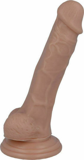 Intense Mr Intense Realistic Cock 9 Ρεαλιστικό Dildo με Όρχεις και Βεντούζα Flesh 17.8cm